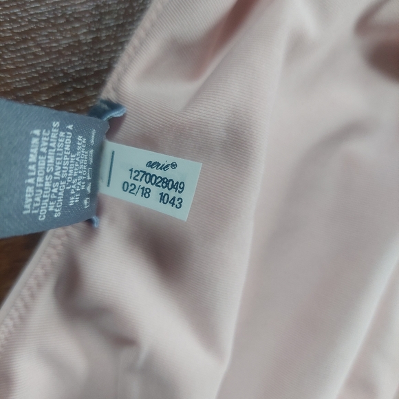 Aerie Rings One Piece Swimsuit Blush Size Large Long - Picture 11 of 11